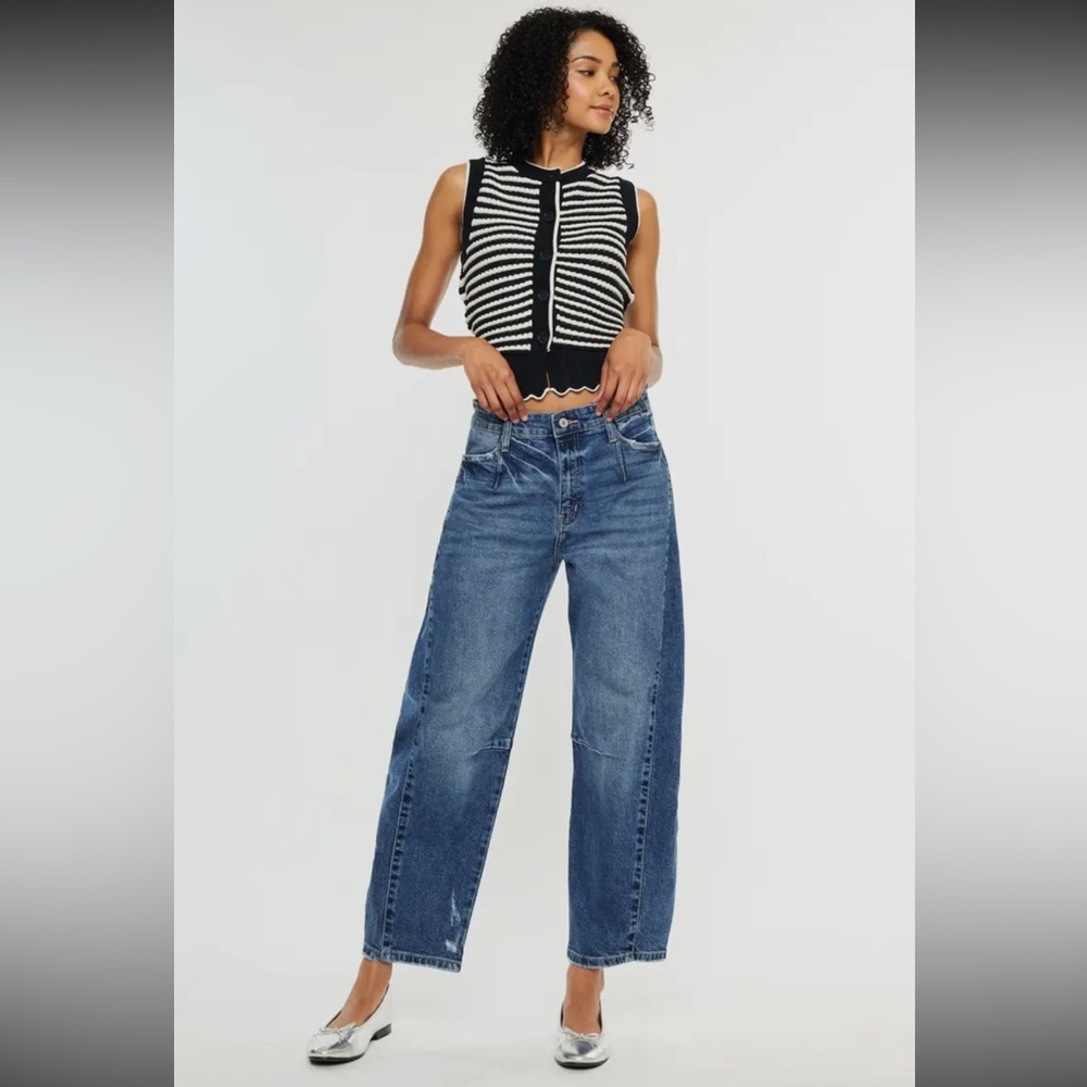 Yolanda Low Slung Horseshoe Jeans